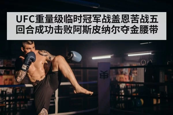 MMA fighter punching